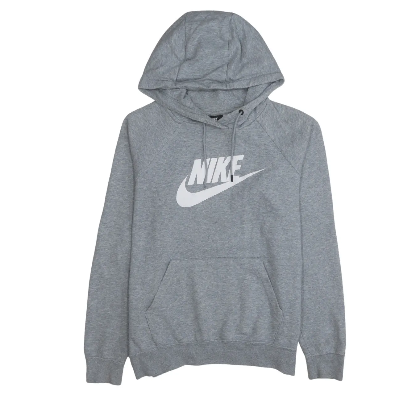 Nike 90's Center Middle Swoosh Pullover Hoodie Medium Grey sold by Vintage Club