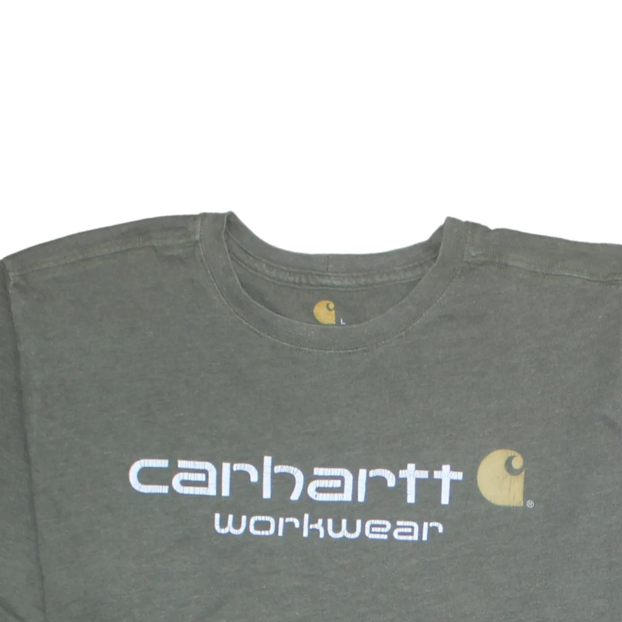 Carhartt 90's Spellout Short Sleeves T Shirt Large Green sold by Vintage Club product image thumbnail 3
