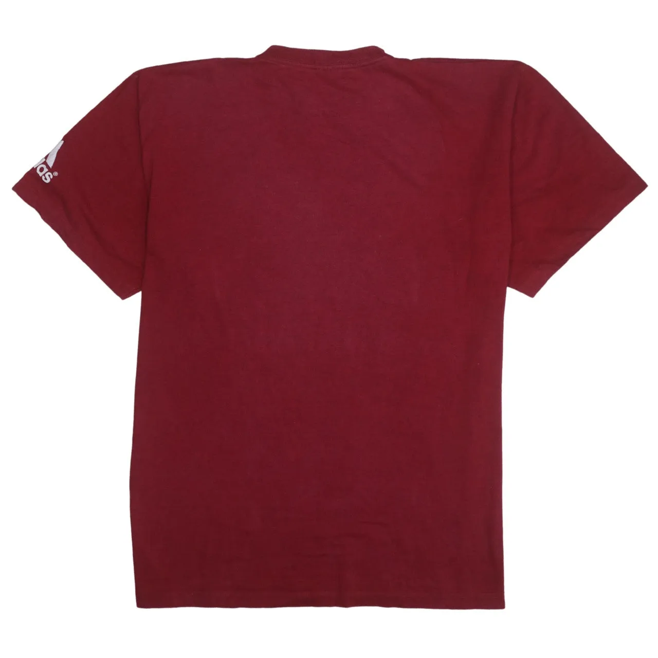 Adidas 90's Short Sleeves Crew Neck T Shirt XLarge Red sold by Vintage Club product image thumbnail 2