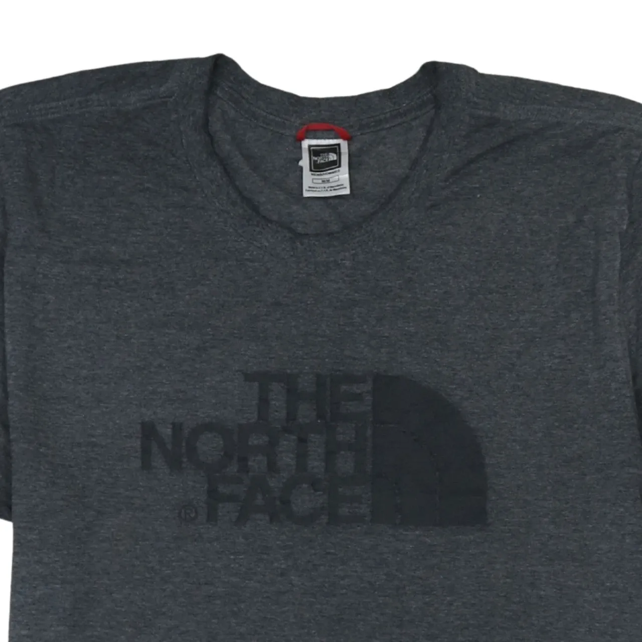 The North Face Charcoal Grey T Shirt Men's Medium Printed Big Logo Casual Tee sold by Vintage Club product image thumbnail 3