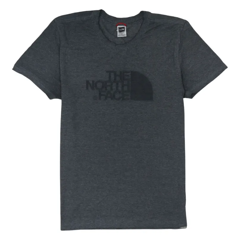 The North Face 90's Spellout Short Sleeves T Shirt Medium Grey sold by Vintage Club
