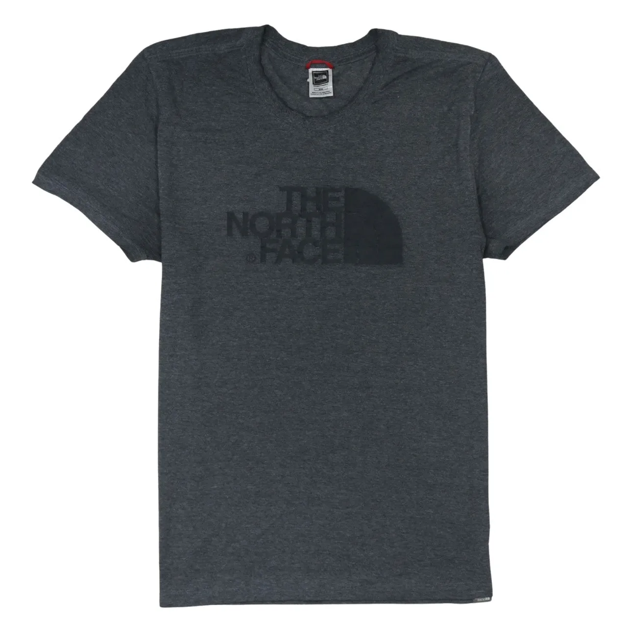 The North Face Charcoal Grey T Shirt Men's Medium Printed Big Logo Casual Tee sold by Vintage Club