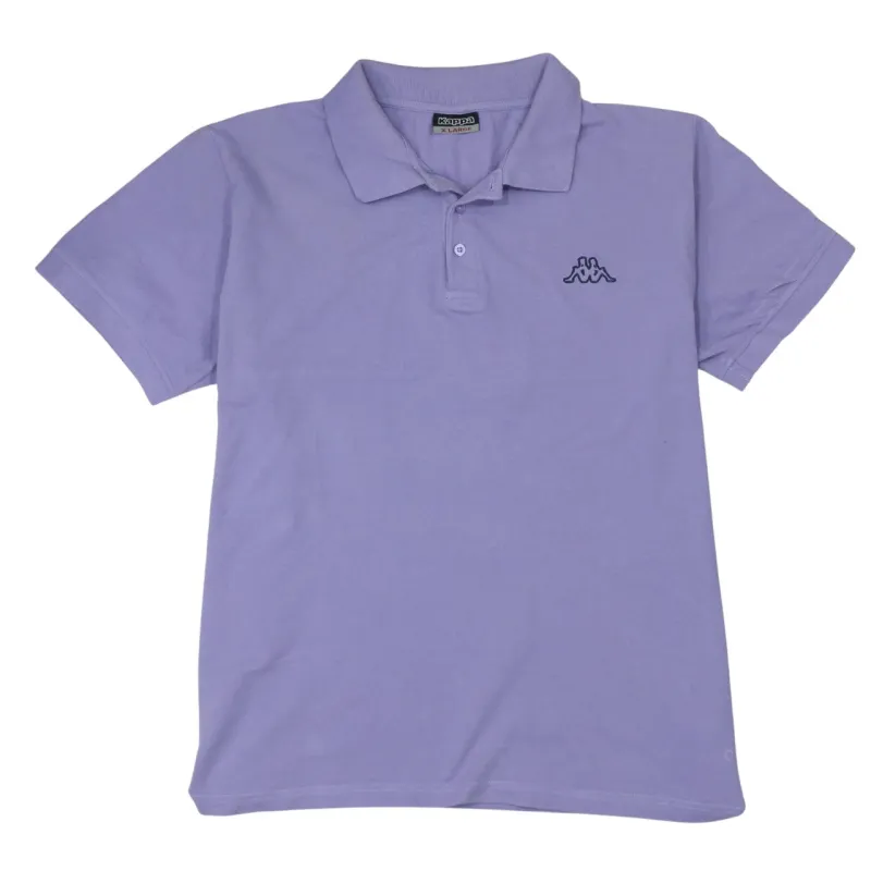 Kappa Lilac Purple Polo Shirt Men's XLarge Embroidered Chest Logo Short Sleeve Casual Top made by Kappa