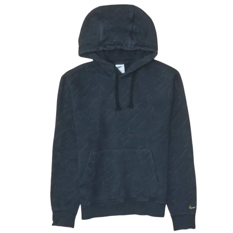 Nike 90's Swoosh Pullover Hoodie XSmall Black sold by Vintage Club