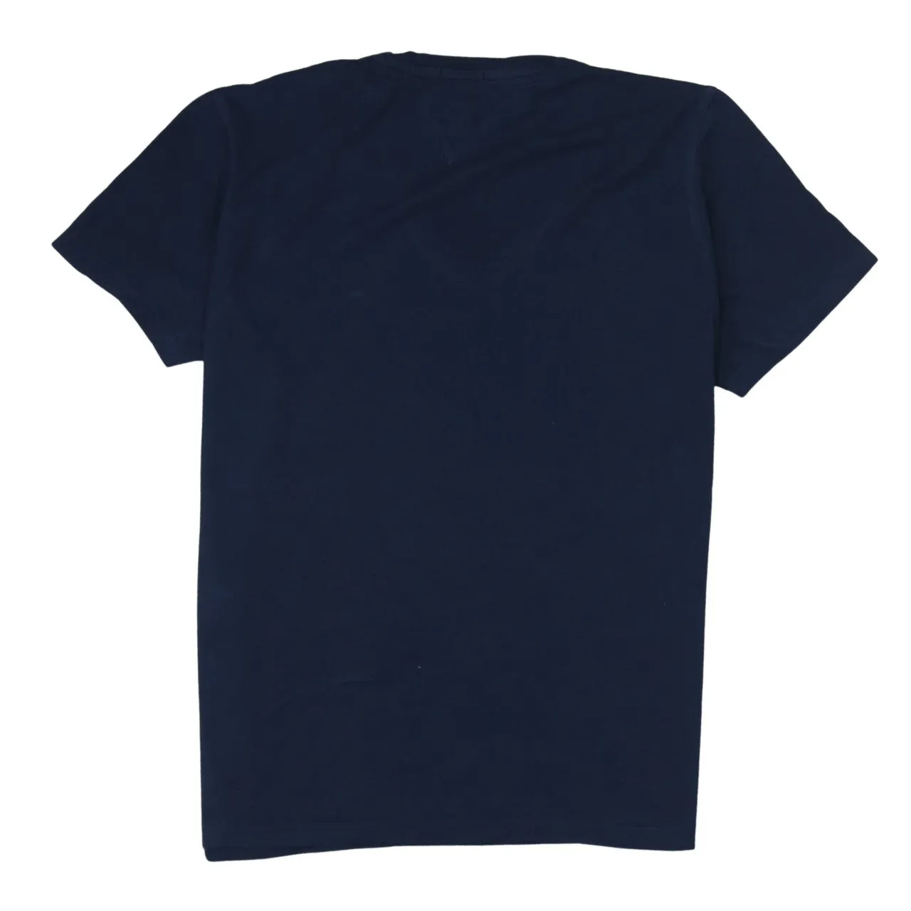 Tommy Hilfiger Navy Blue T-Shirt Women’s XLarge V Neck Small Flag Logo Casual Top sold by Vintage Club product image thumbnail 2