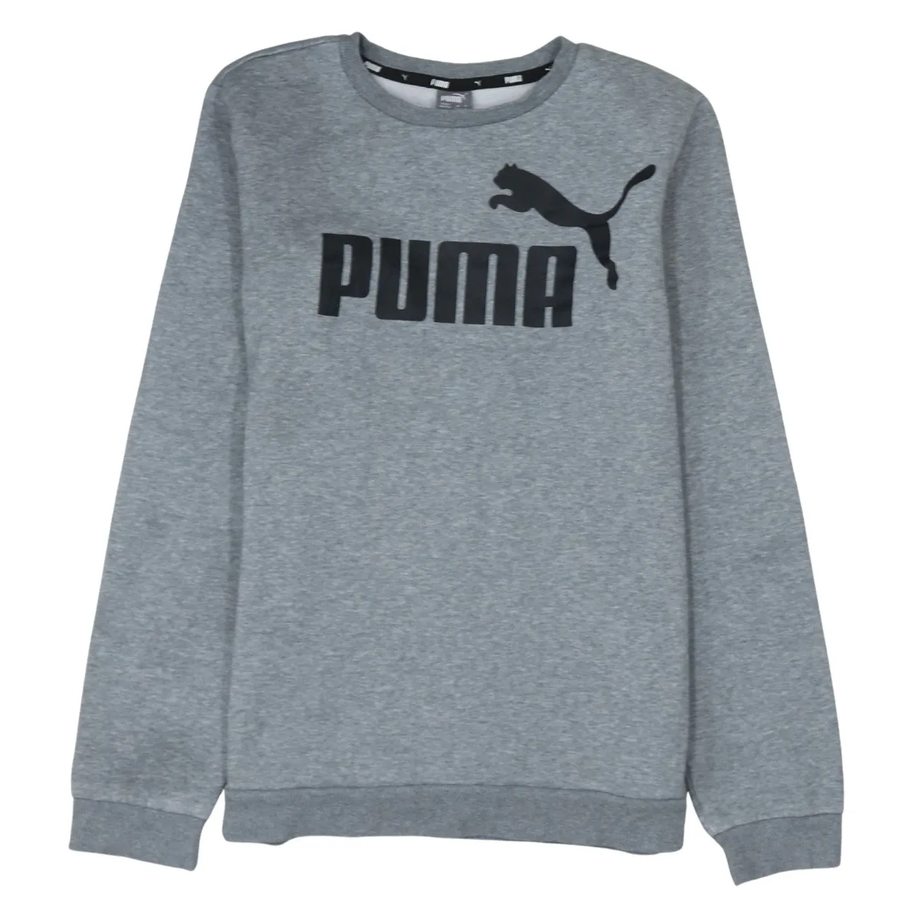 Puma 90's Spellout Crew Neck Sweatshirt XXLarge (2XL) Grey sold by Vintage Club