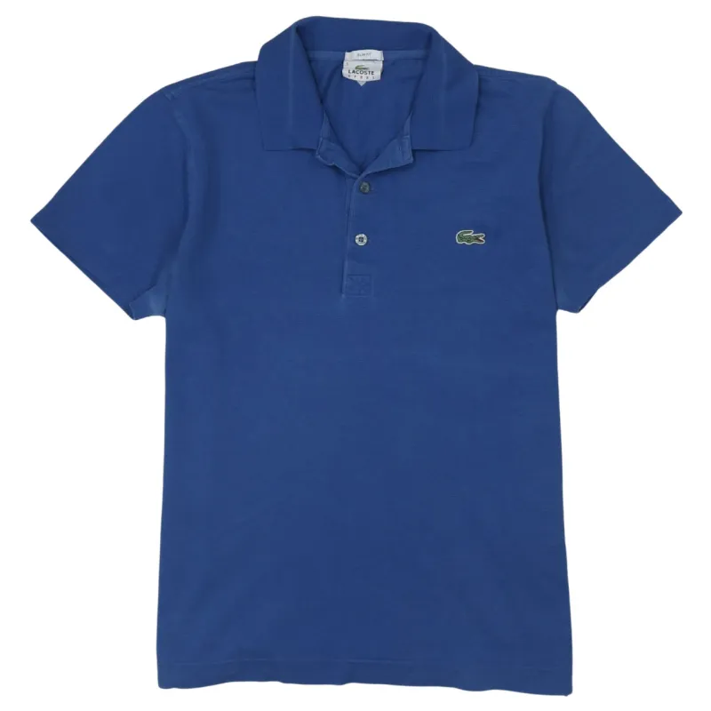 Lacoste Royal Blue Polo Shirt Men's Small Embroidered Croc Logo Classic Pique Top made by Lacoste