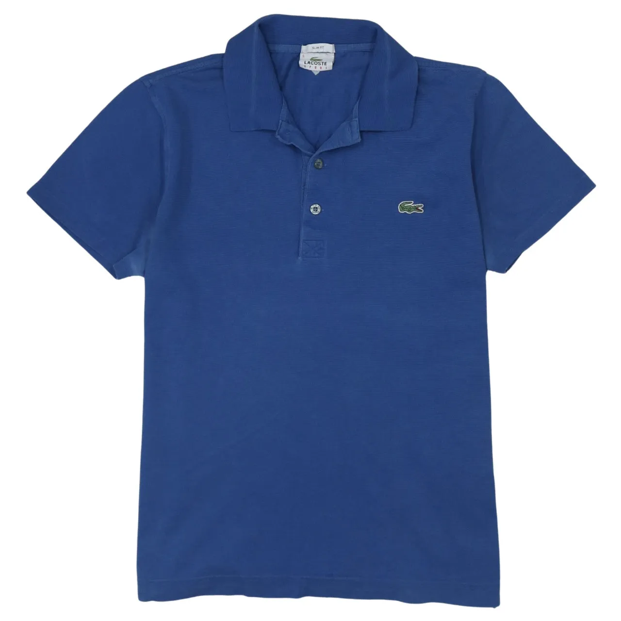 Lacoste Royal Blue Polo Shirt Men's Small Embroidered Croc Logo Classic Pique Top sold by Vintage Club