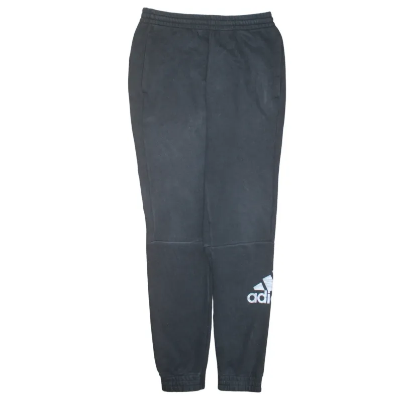 Adidas 90's Rib Cuff Casual Joggers / Sweatpants Medium Black sold by Vintage Club