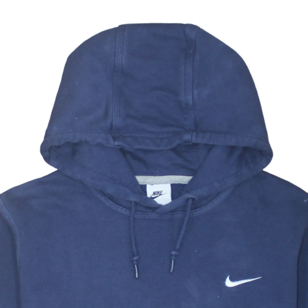 Nike 90's Swoosh Pullover Hoodie Large Navy Blue sold by Vintage Club product image thumbnail 3