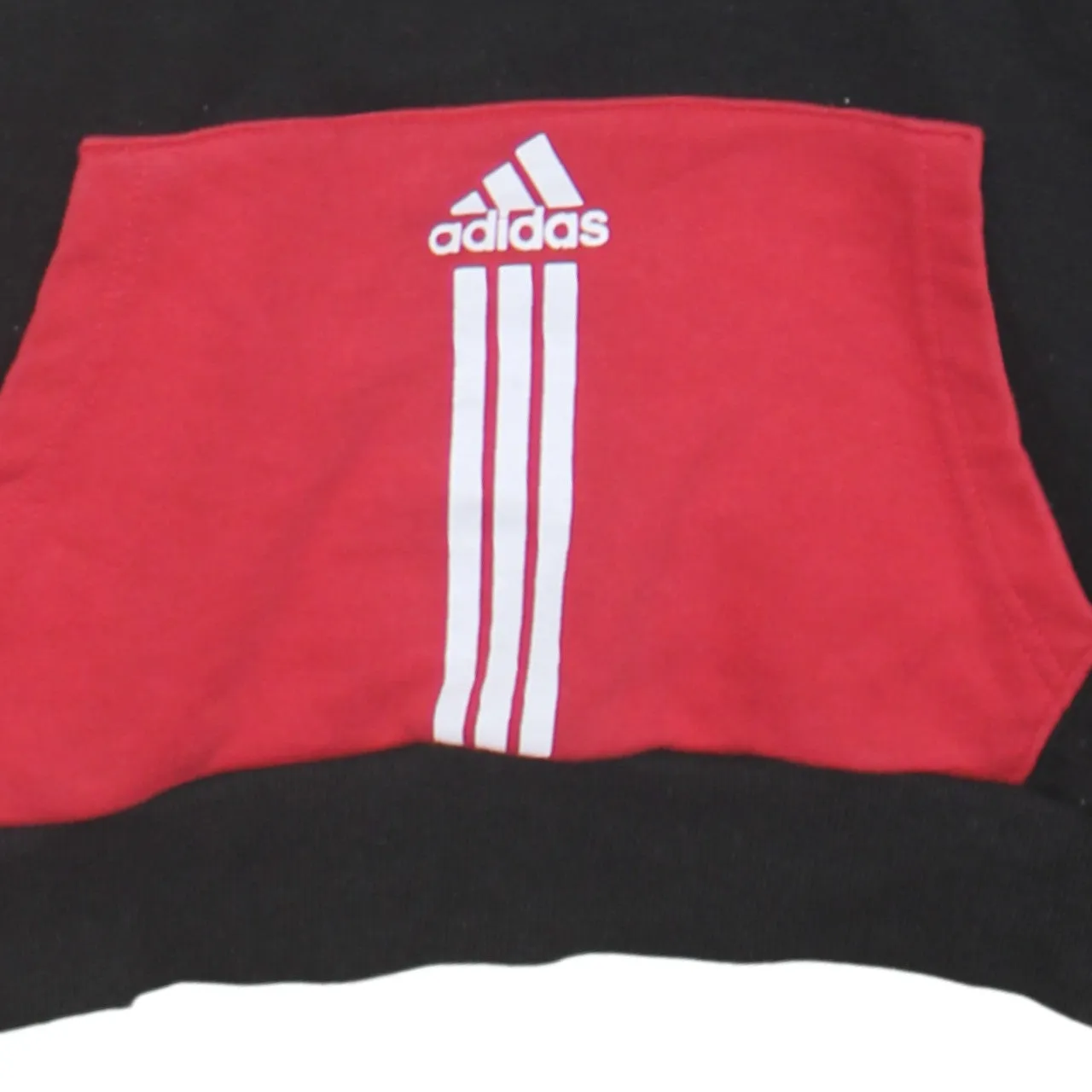 Adidas 90's Drawstring Pockets Half Zip Hoodie XLarge Black sold by Vintage Club product image thumbnail 4