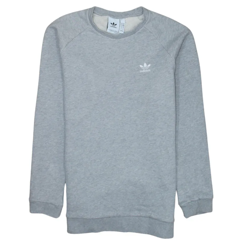 Adidas 90's Lightweight Crew Neck Sweatshirt Medium Grey sold by Vintage Club