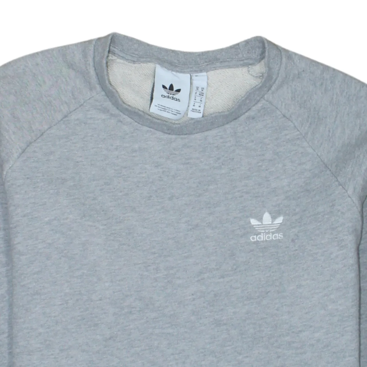 Adidas 90's Lightweight Crew Neck Sweatshirt Medium Grey sold by Vintage Club product image thumbnail 3
