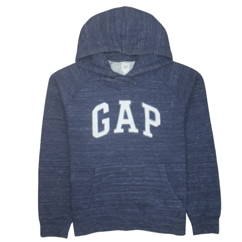 Gap 90's Spellout Pullover Hoodie Large Navy Blue sold by Vintage Club
