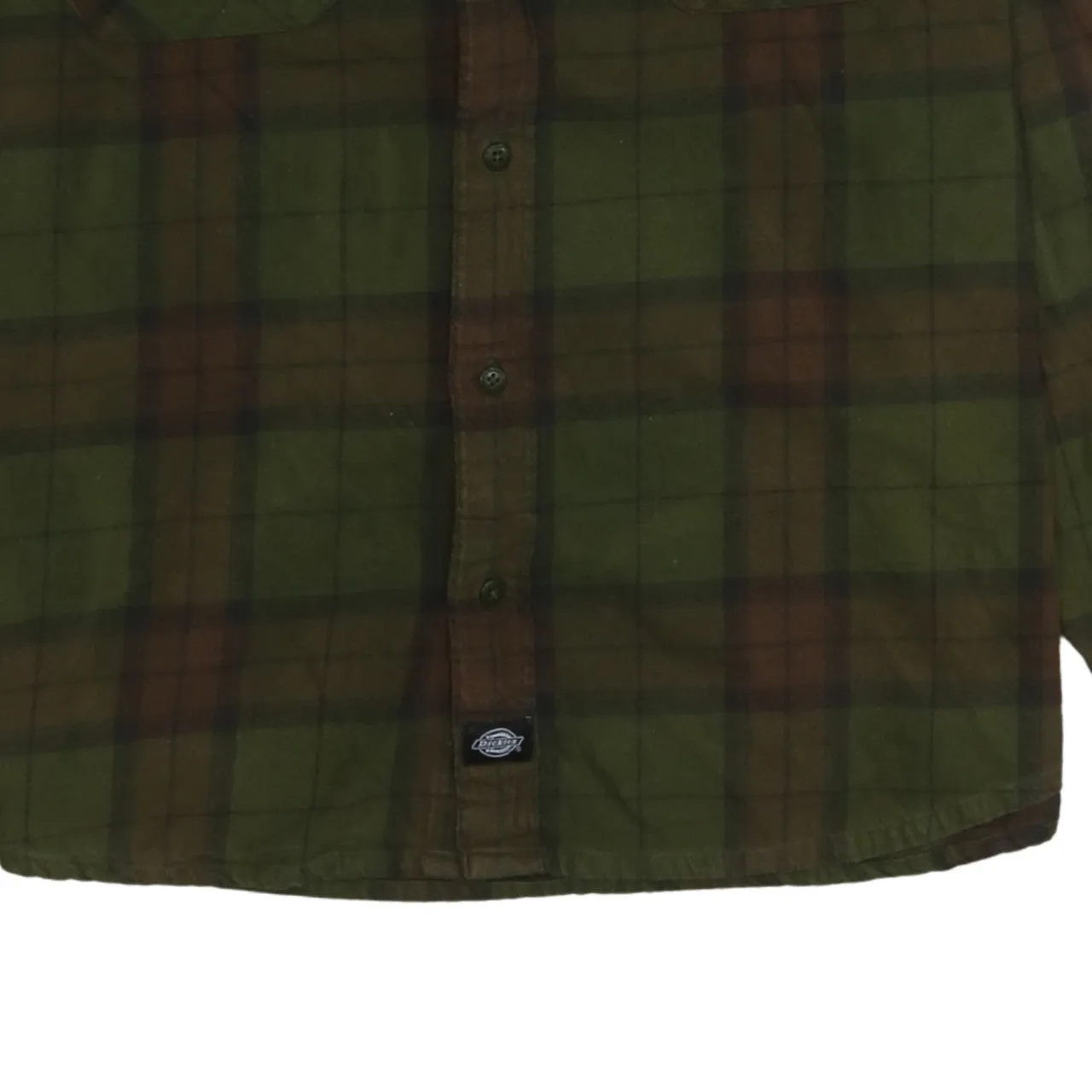 Dickies 90's Long Sleeve Button Up Shirt Large Green sold by Vintage Club product image thumbnail 4