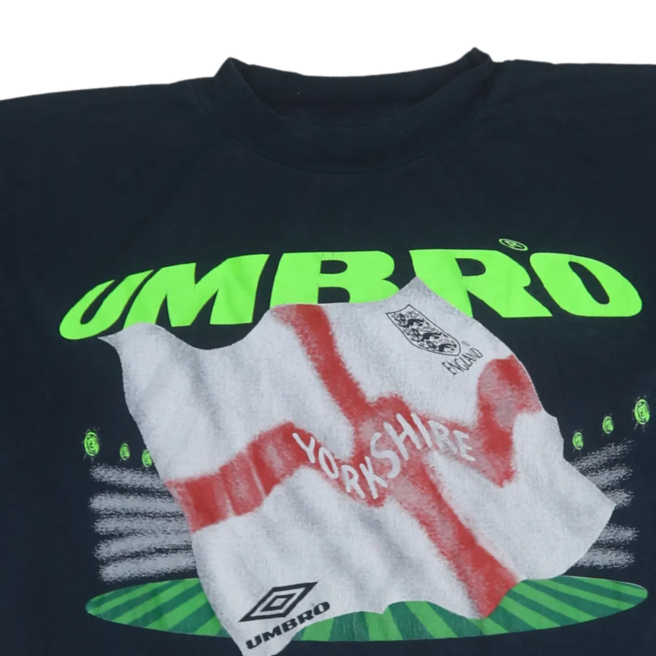 Umbro 90's Spellout Short Sleeves T Shirt XLarge Navy Blue sold by Vintage Club product image thumbnail 3