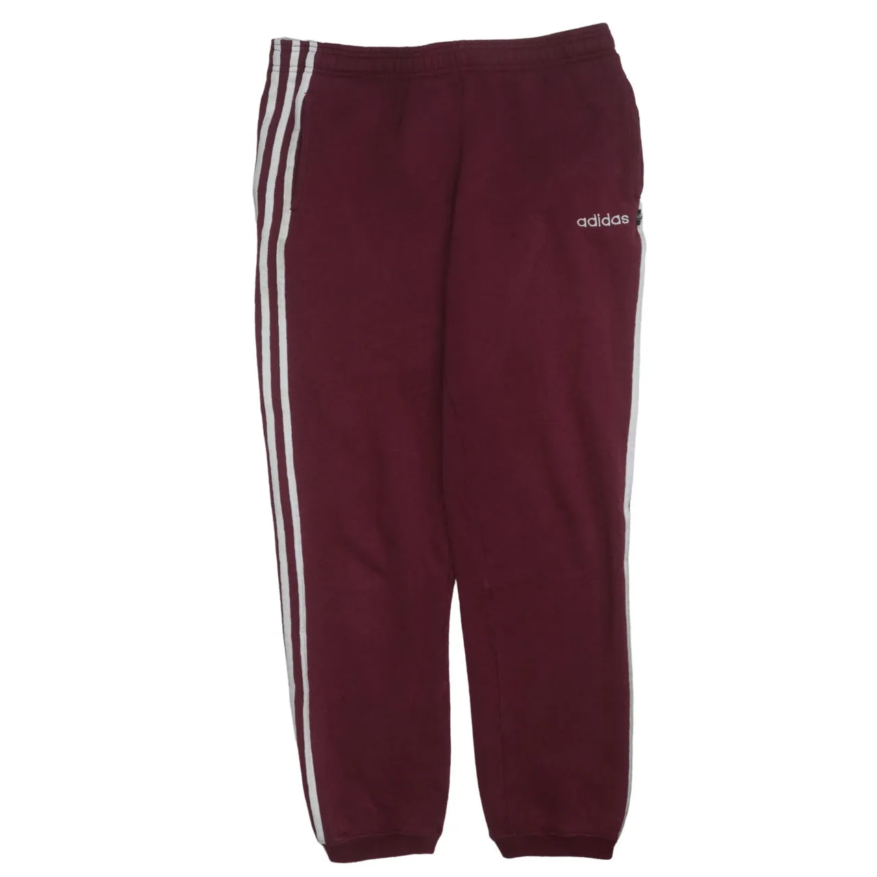 Adidas 90's Tracksuit Casual Joggers / Sweatpants Small Red sold by Vintage Club