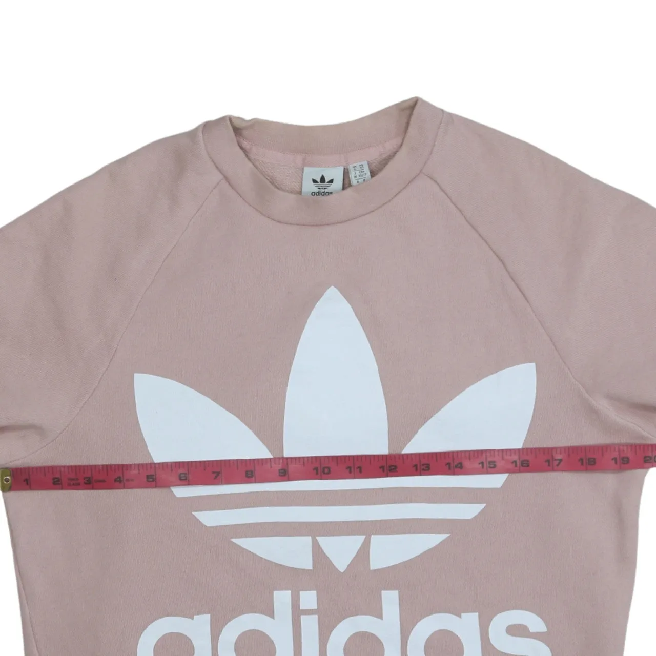Adidas 90's Spellout Crew Neck Sweatshirt XSmall Pink sold by Vintage Club product image thumbnail 5