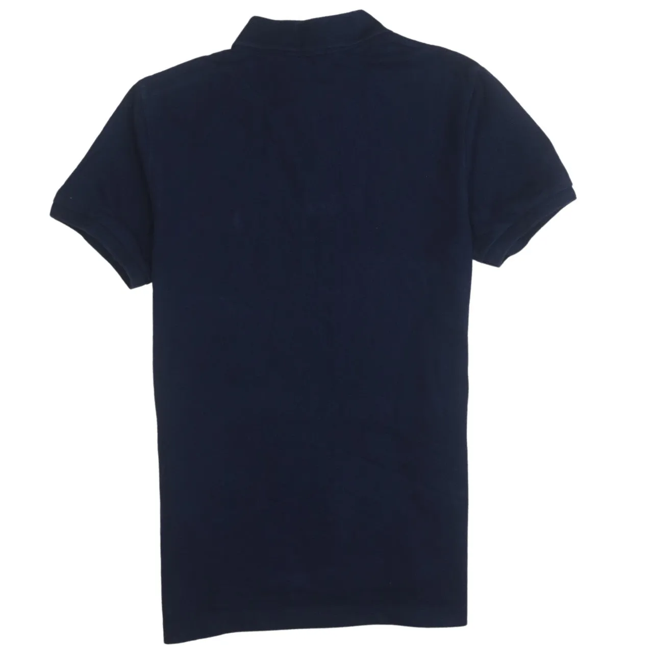 Polo Ralph Lauren 90's Short Sleeves Quarter Button Polo Shirt Large Navy Blue sold by Vintage Club product image thumbnail 2