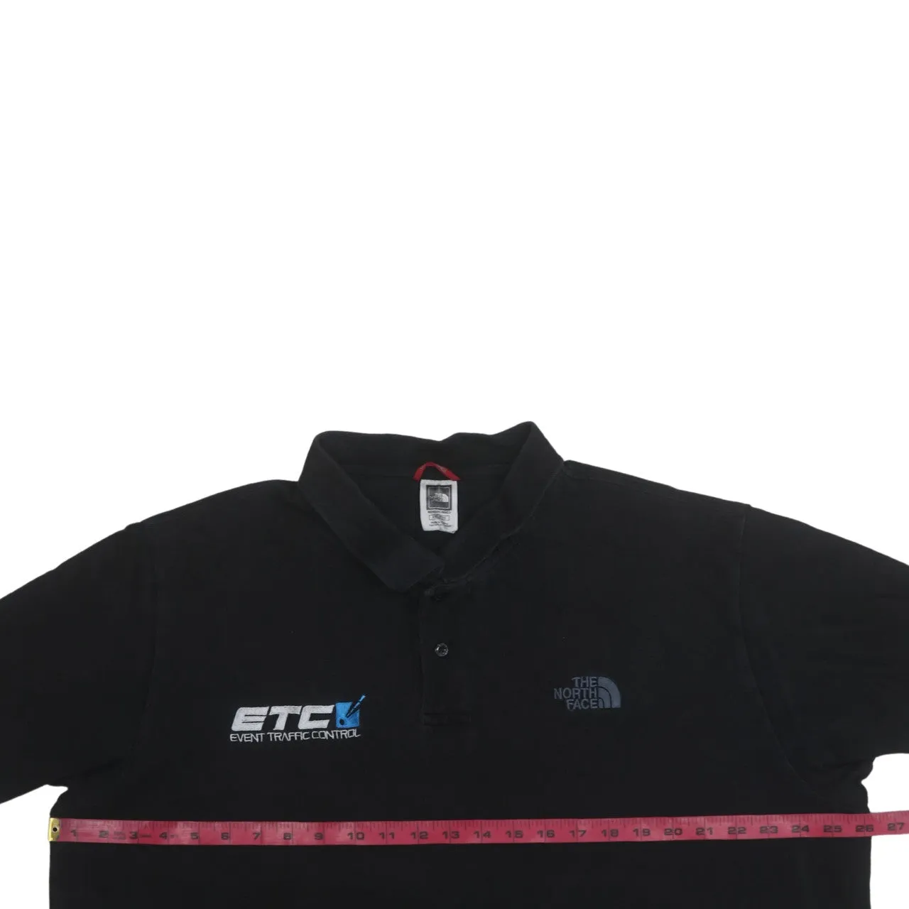 The North Face 90's Short Sleeves Quarter Button Polo Shirt XXLarge (2XL) Black sold by Vintage Club product image thumbnail 5