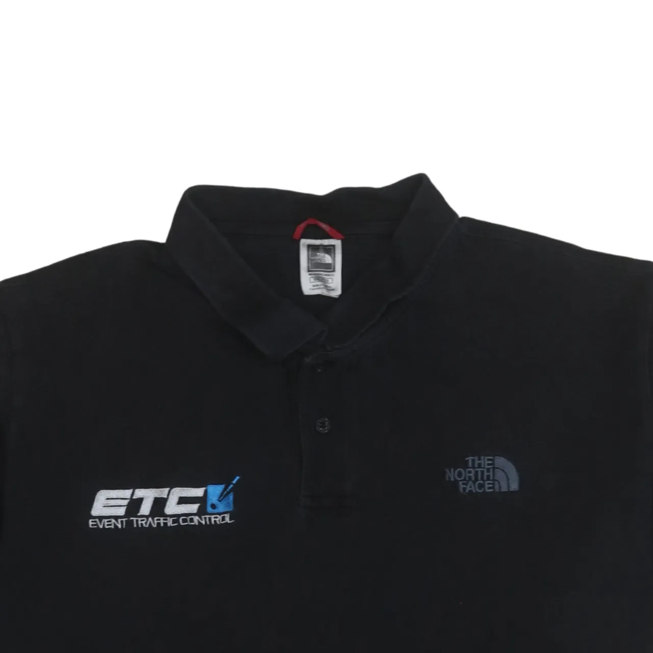 The North Face 90's Short Sleeves Quarter Button Polo Shirt XXLarge (2XL) Black sold by Vintage Club product image thumbnail 3