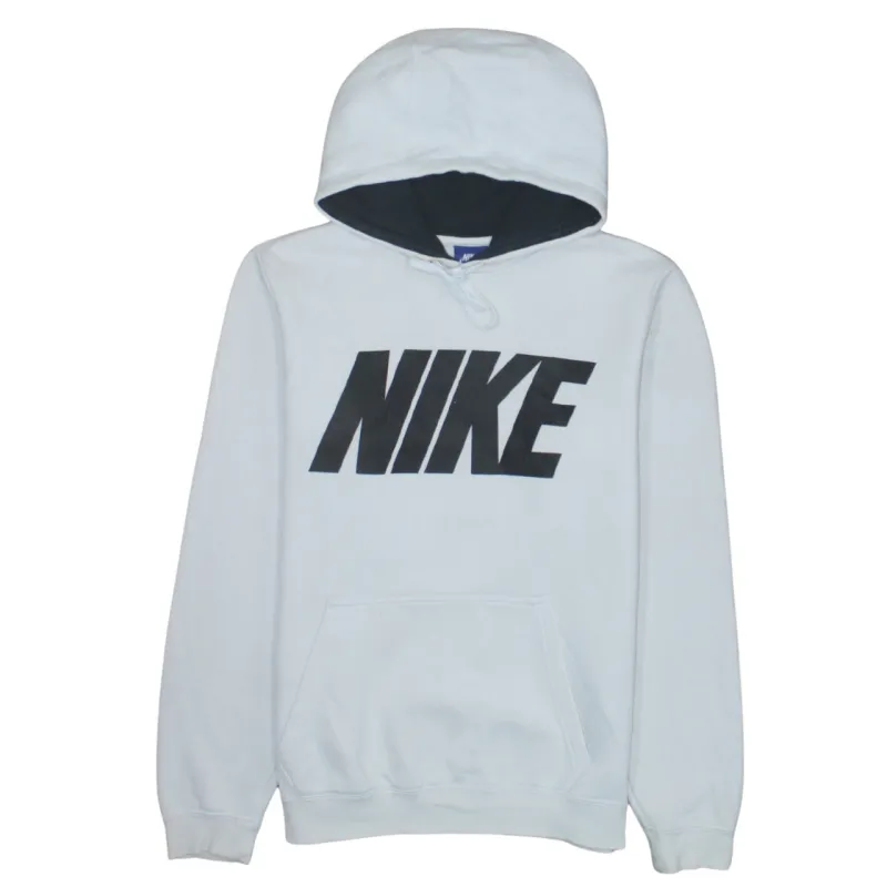 Nike 90's Spellout Pullover Hoodie Small Black made by Nike