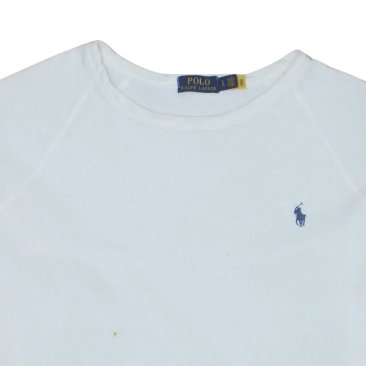 Polo Ralph Lauren 90's Lightweight Crew Neck Sweatshirt Large White sold by Vintage Club product image thumbnail 3