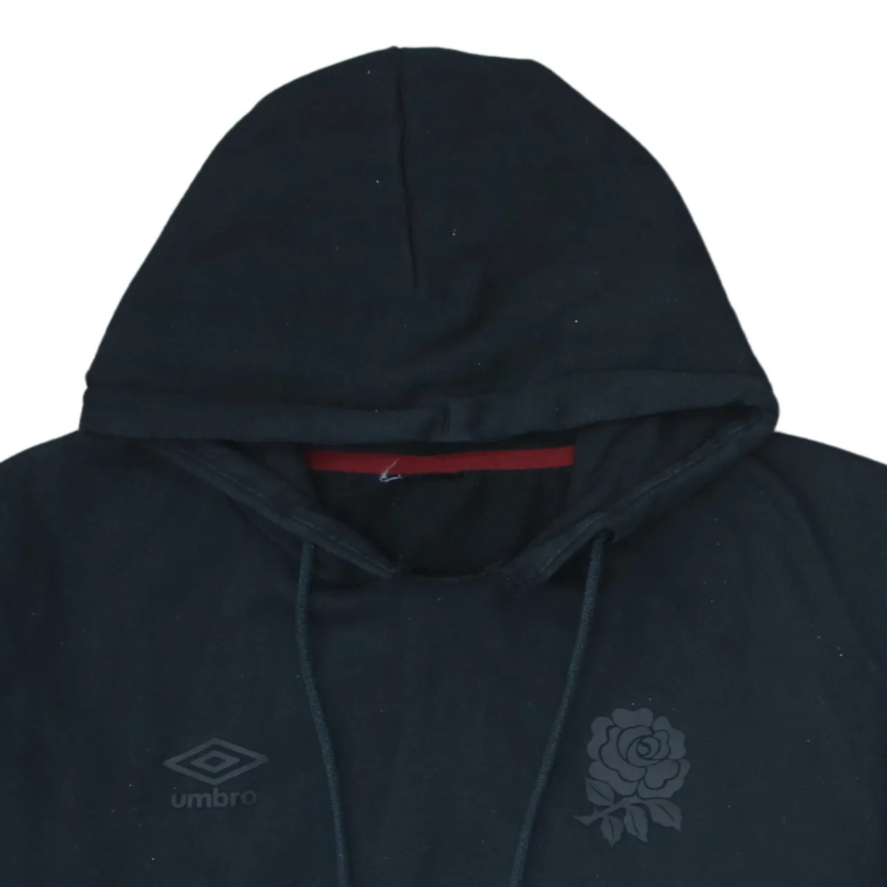 Umbro 90's Drawstring Pockets Pullover Hoodie XLarge Black sold by Vintage Club product image thumbnail 3