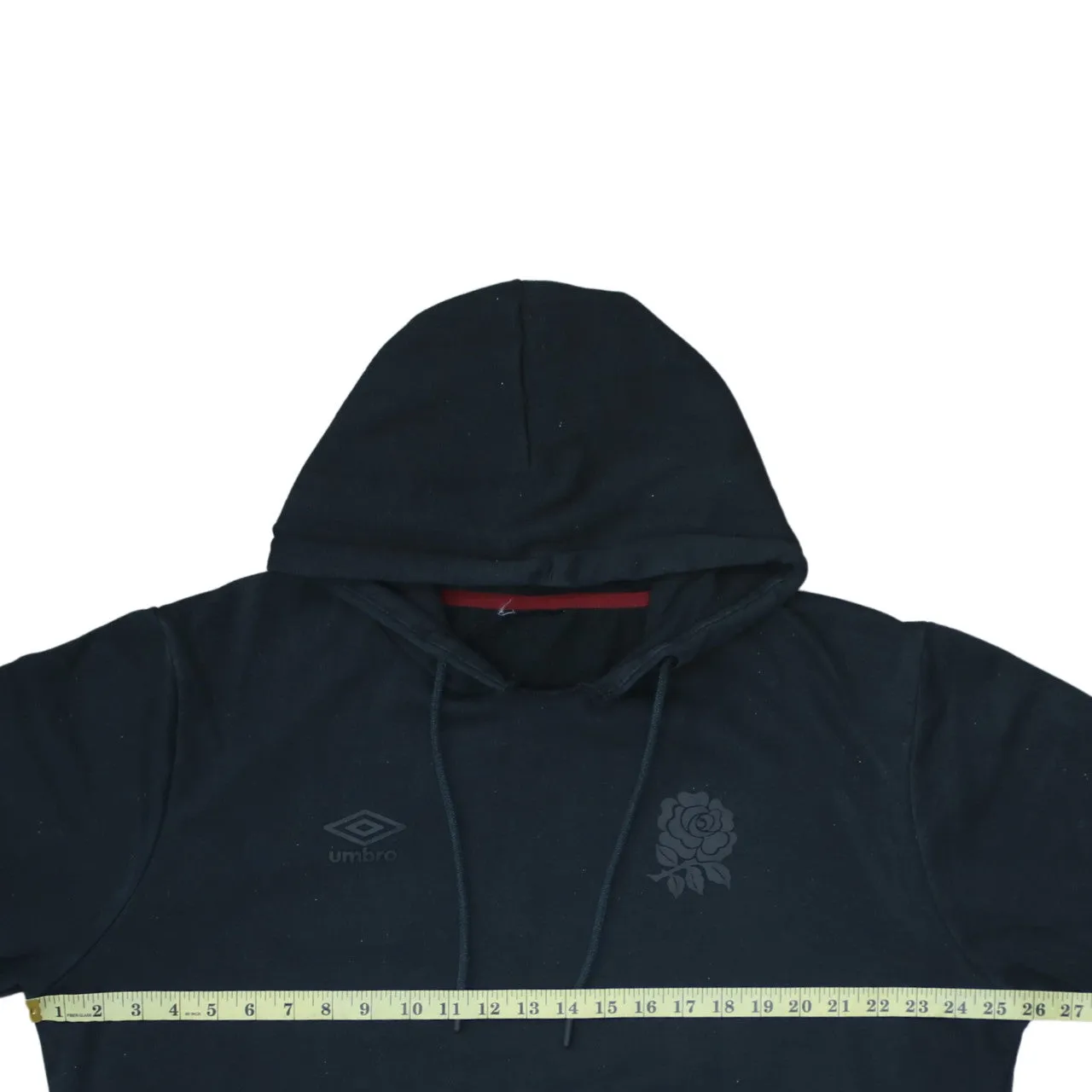 Umbro 90's Drawstring Pockets Pullover Hoodie XLarge Black sold by Vintage Club product image thumbnail 5