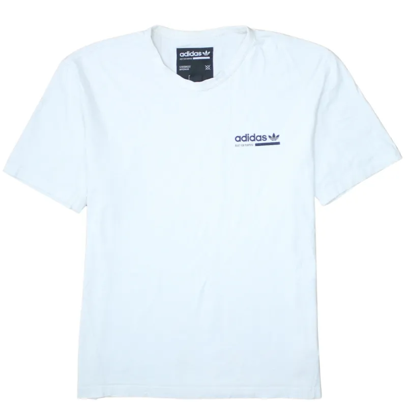 Adidas 90's Short Sleeves Crew Neck T Shirt Large White sold by Vintage Club