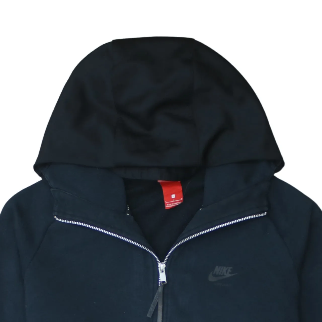 Nike 90's Swoosh Full Zip Up Hoodie Large Black sold by Vintage Club product image thumbnail 3