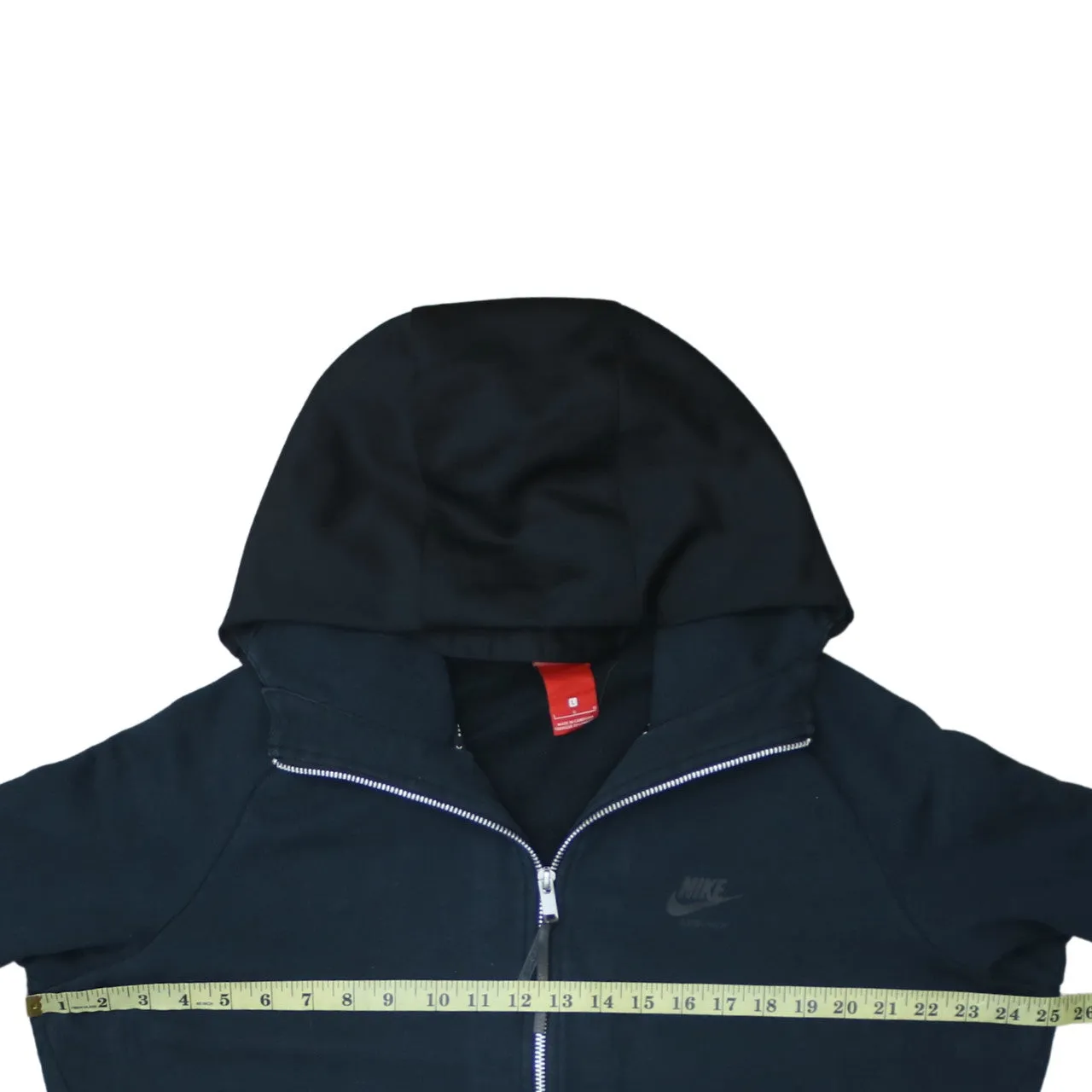 Nike 90's Swoosh Full Zip Up Hoodie Large Black sold by Vintage Club product image thumbnail 5