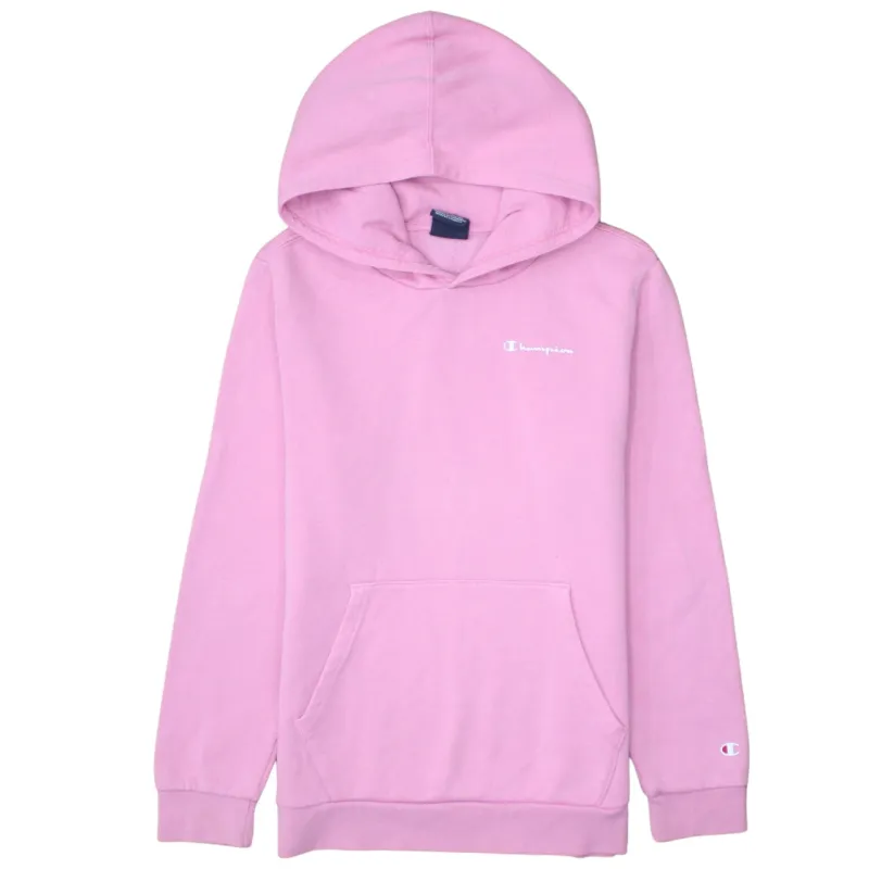Champion 90's Drawstring Pockets Pullover Hoodie XLarge Pink sold by Vintage Club