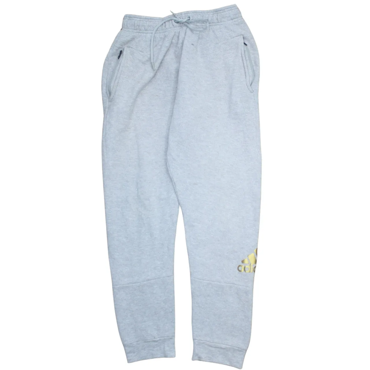 Adidas 90's Rib Cuff Casual Joggers / Sweatpants Small Grey sold by Vintage Club