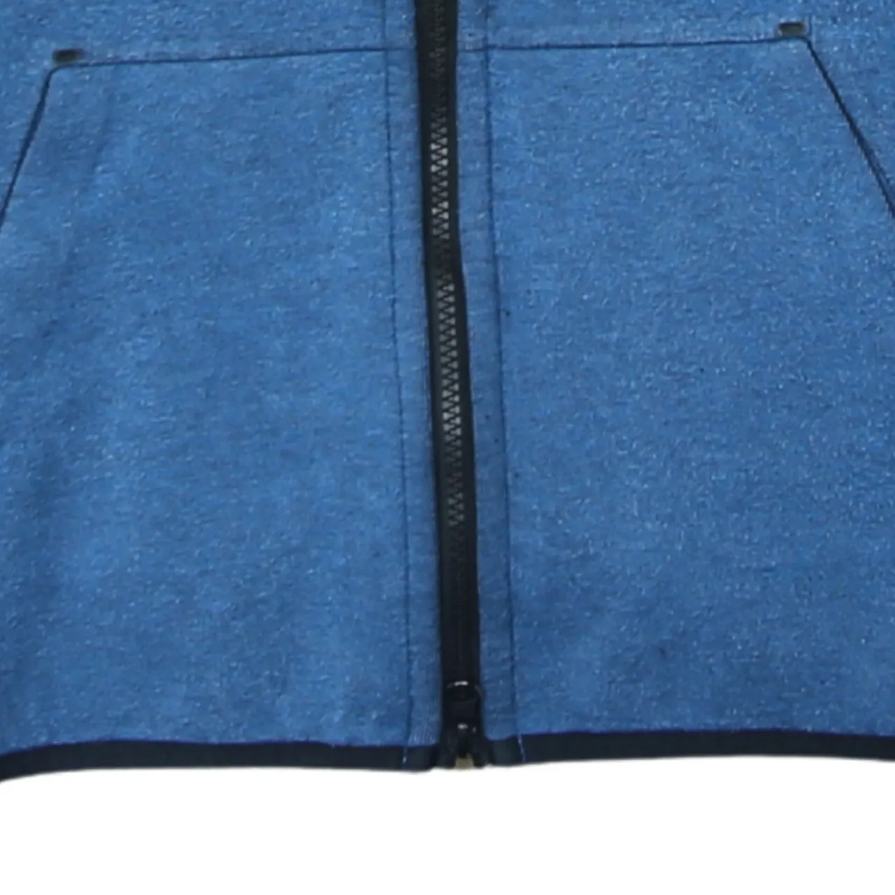 Nike 90's Swoosh Full Zip Up Hoodie Small Blue sold by Vintage Club product image thumbnail 4