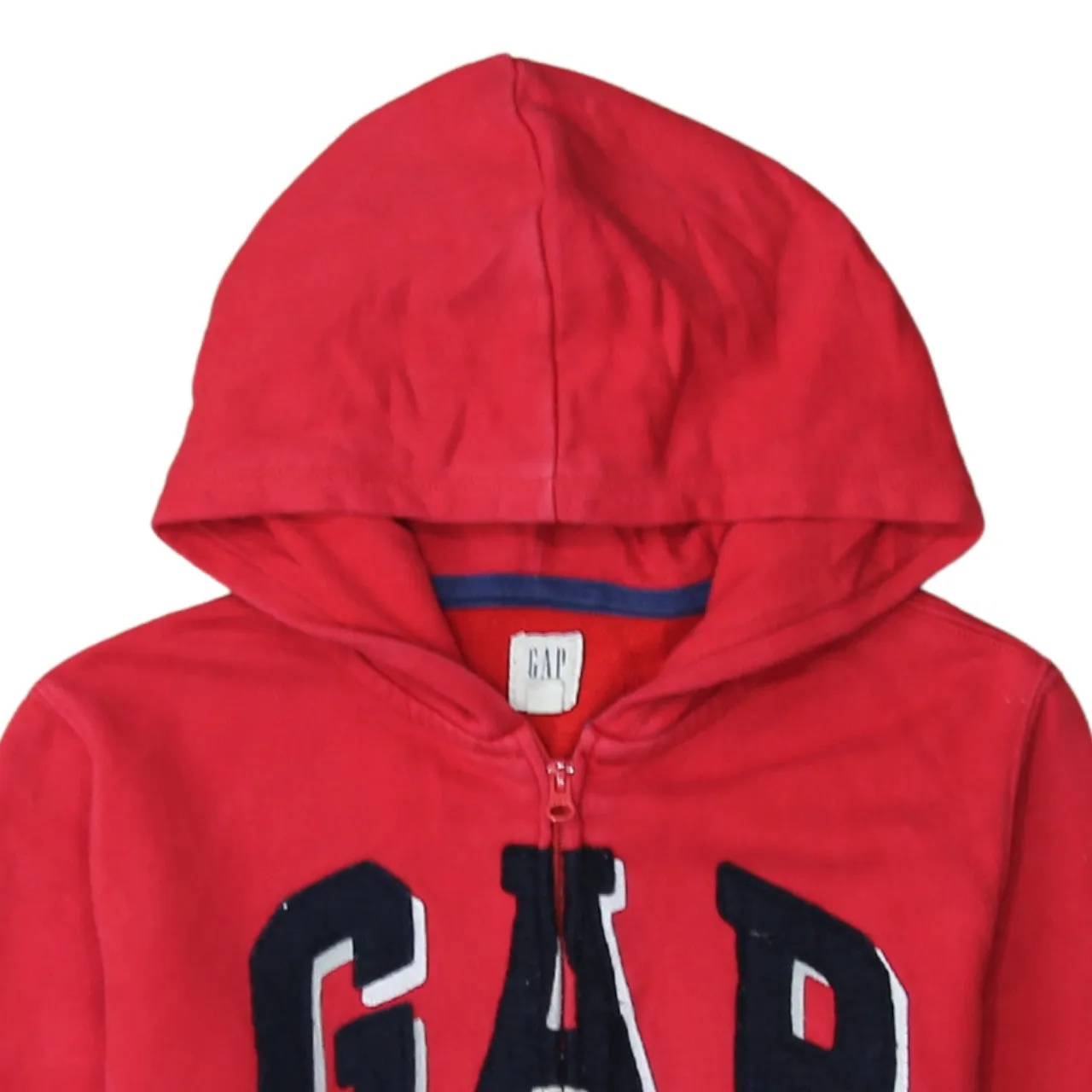 Gap 90's Spellout Full Zip Up Hoodie XXLarge (2XL) Red sold by Vintage Club product image thumbnail 3