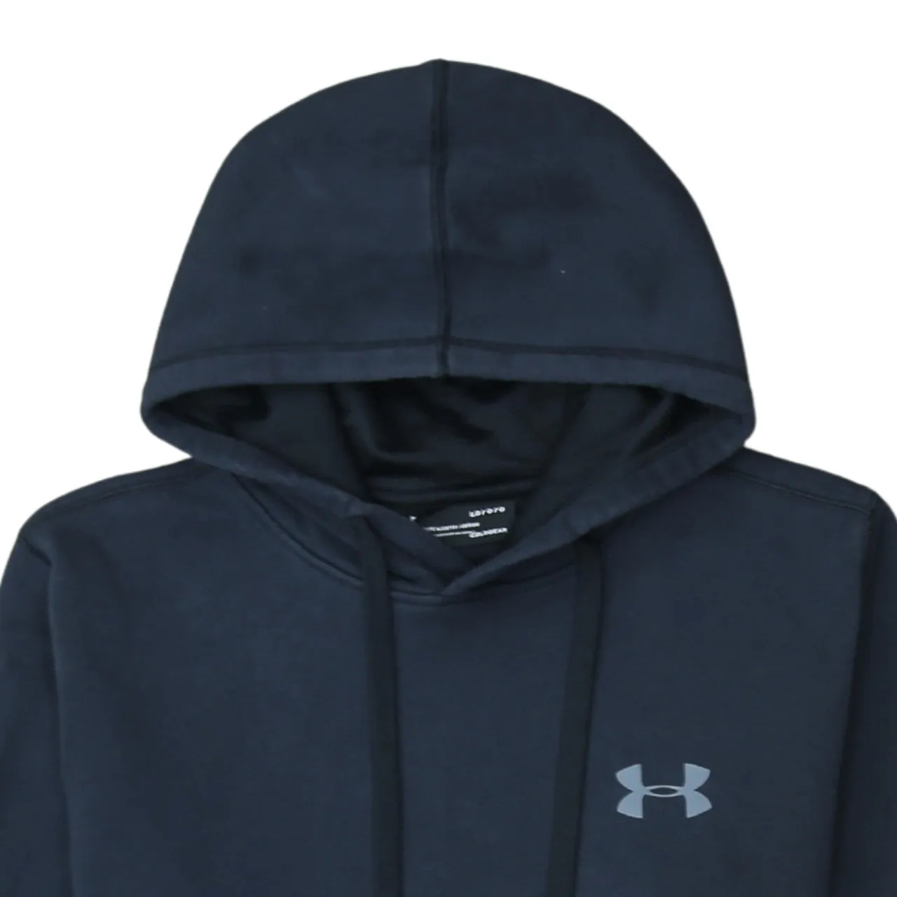 Under Armour 90's Drawstring Pockets Pullover Hoodie Large Blue sold by Vintage Club product image thumbnail 3