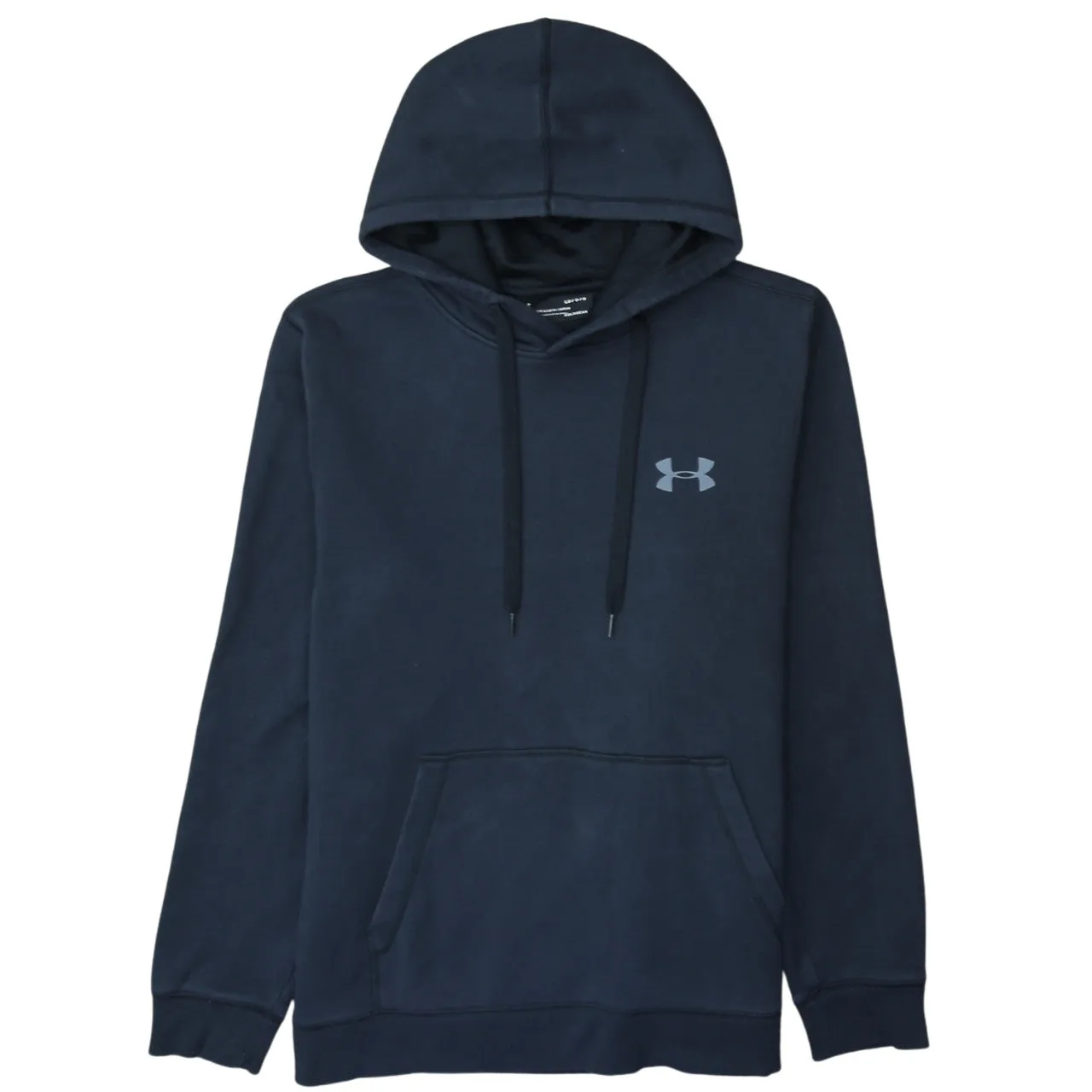 Under Armour 90's Drawstring Pockets Pullover Hoodie Large Blue sold by Vintage Club