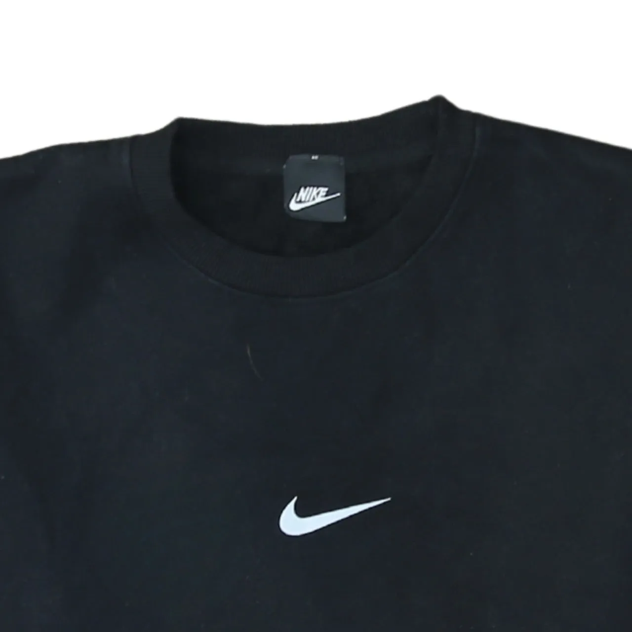 Nike 90's Center Middle Swoosh Crew Neck Sweatshirt Medium Black sold by Vintage Club product image thumbnail 3