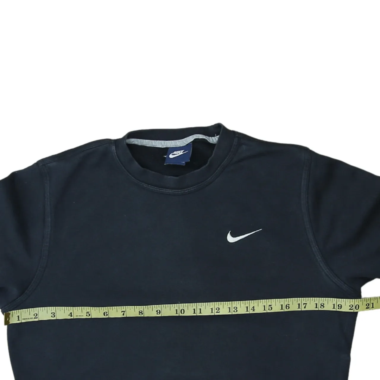 Nike 90's Swoosh Crew Neck Sweatshirt Small Black sold by Vintage Club product image thumbnail 5