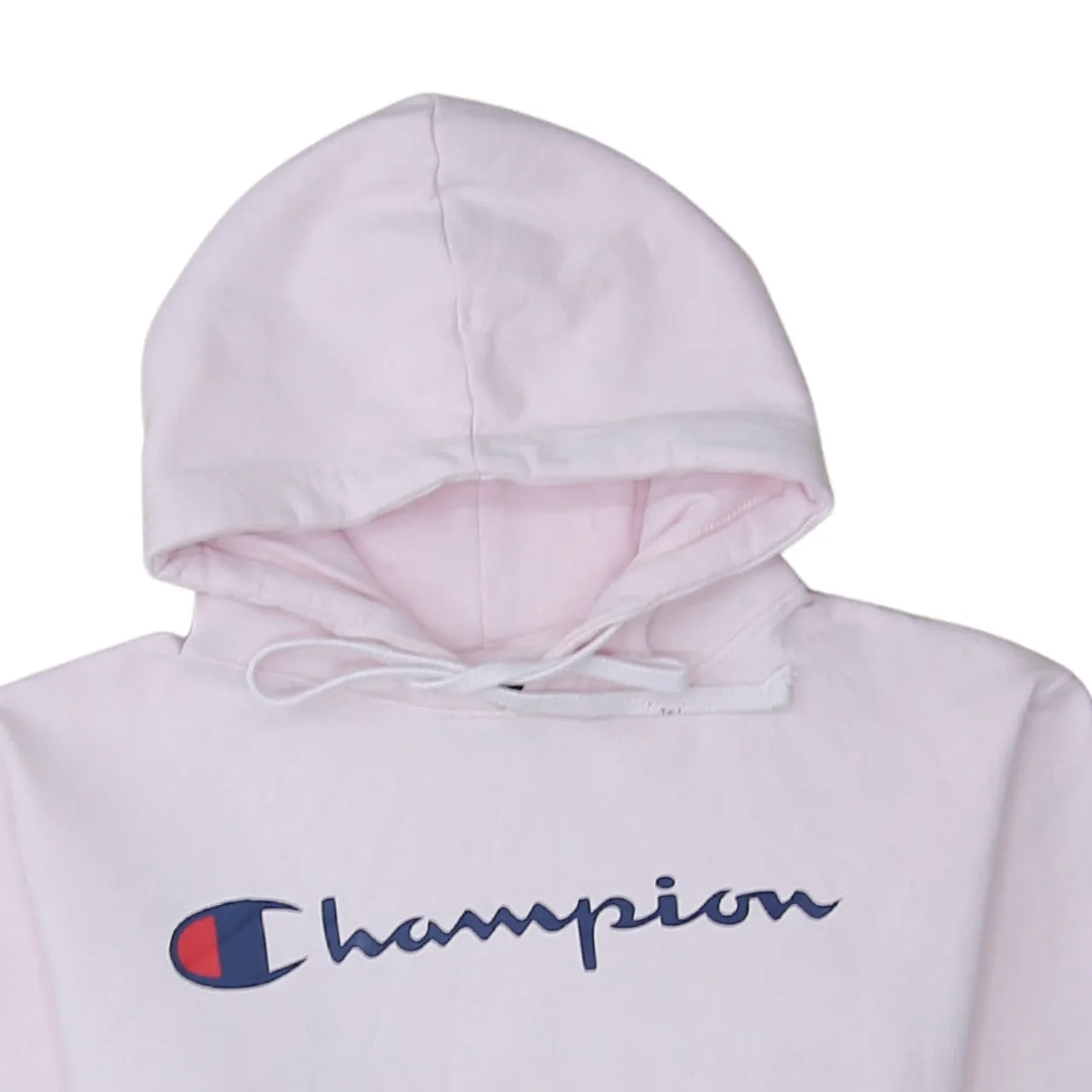 Champion 90's Spellout Pullover Hoodie XSmall Pink sold by Vintage Club product image thumbnail 3