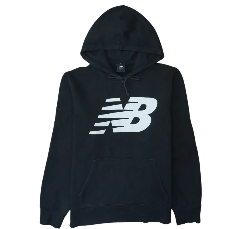 New Balance 90's Spellout Pullover Hoodie Medium Black made by New Balance