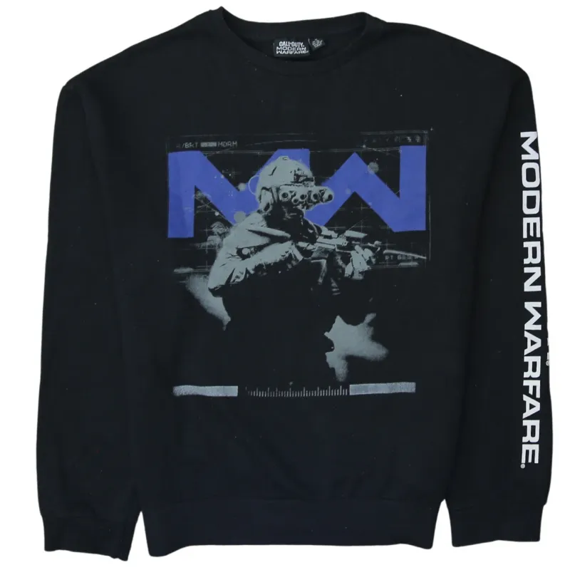 Retro 90's Lightweight Crew Neck Sweatshirt XLarge Black sold by Vintage Club