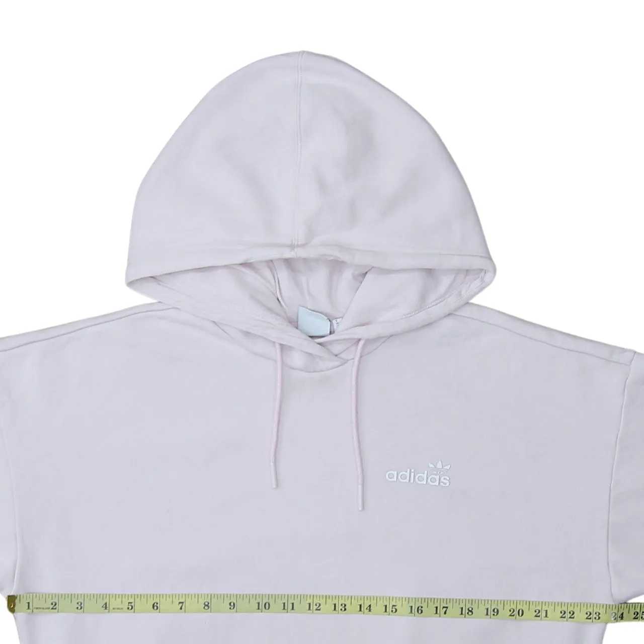 Adidas 90's Drawstring Pockets Pullover Hoodie XLarge Pink sold by Vintage Club product image thumbnail 5