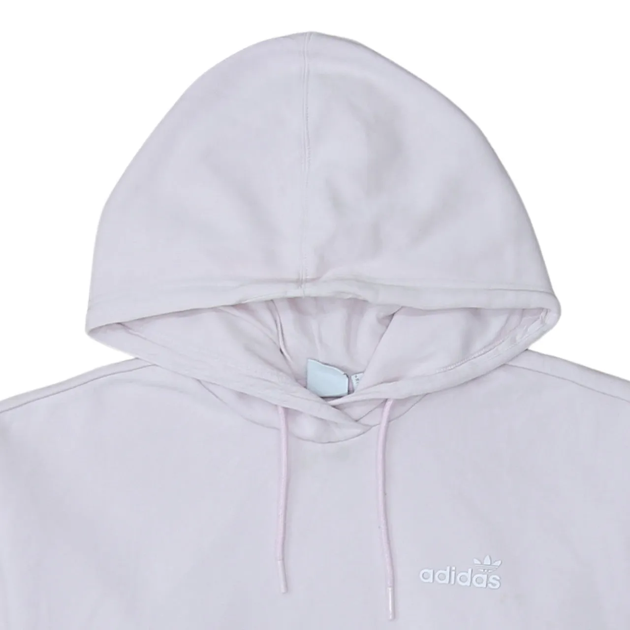 Adidas 90's Drawstring Pockets Pullover Hoodie XLarge Pink sold by Vintage Club product image thumbnail 3
