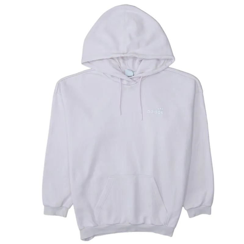 Adidas 90's Drawstring Pockets Pullover Hoodie XLarge  Pink made by Adidas