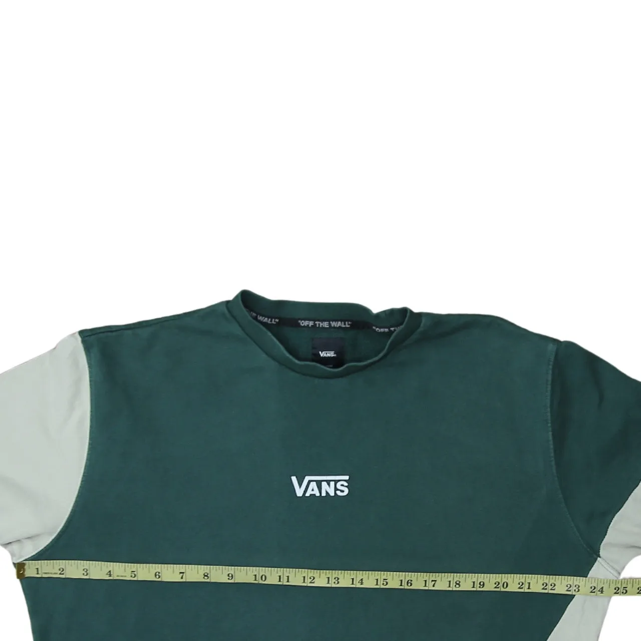 VANS 90's Lightweight Crew Neck Sweatshirt XLarge Green sold by Vintage Club product image thumbnail 5