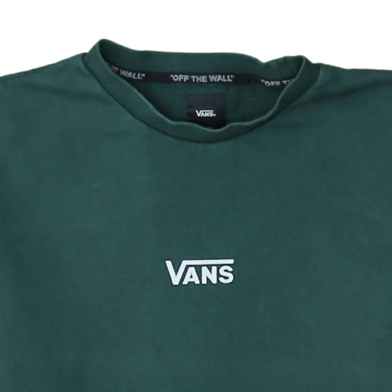 VANS 90's Lightweight Crew Neck Sweatshirt XLarge Green sold by Vintage Club product image thumbnail 3