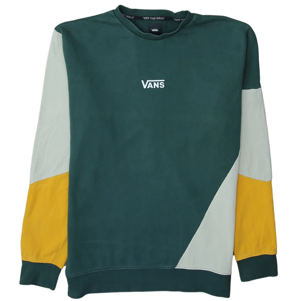 VANS 90's Lightweight Crew Neck Sweatshirt XLarge Green sold by Vintage Club