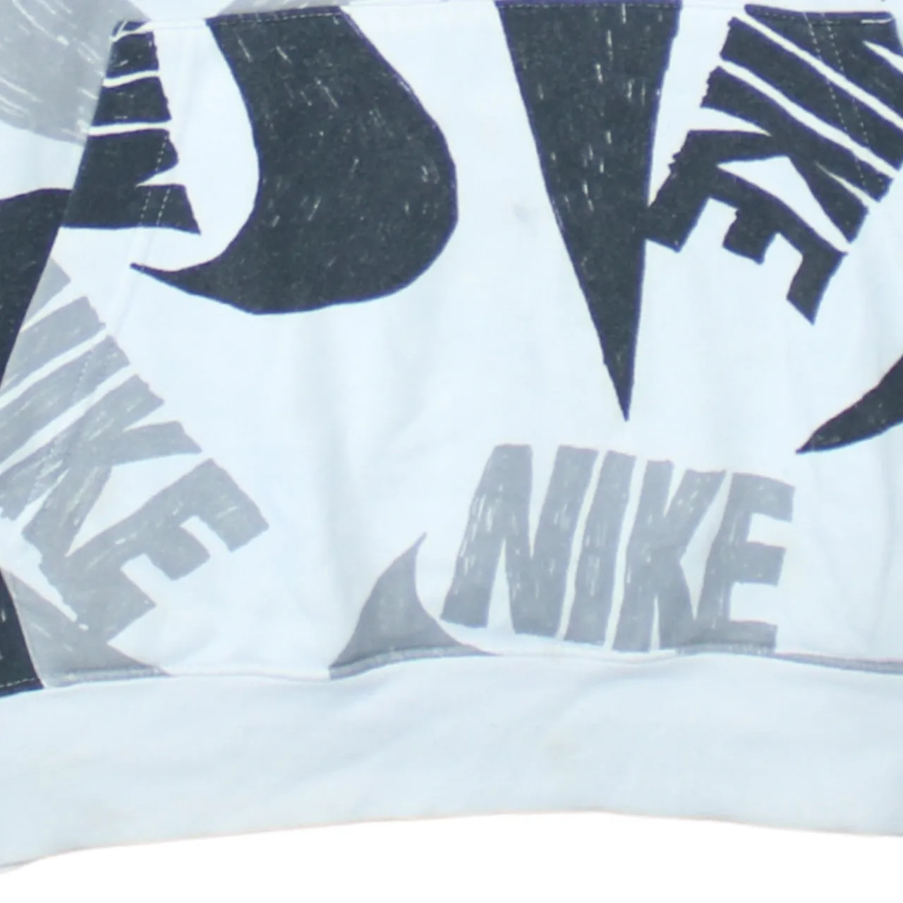 Nike 90's Swoosh Pullover Hoodie Large White sold by Vintage Club product image thumbnail 4